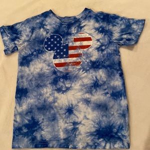 Boys S (5/6) Mickey Tied Dyed Shirt